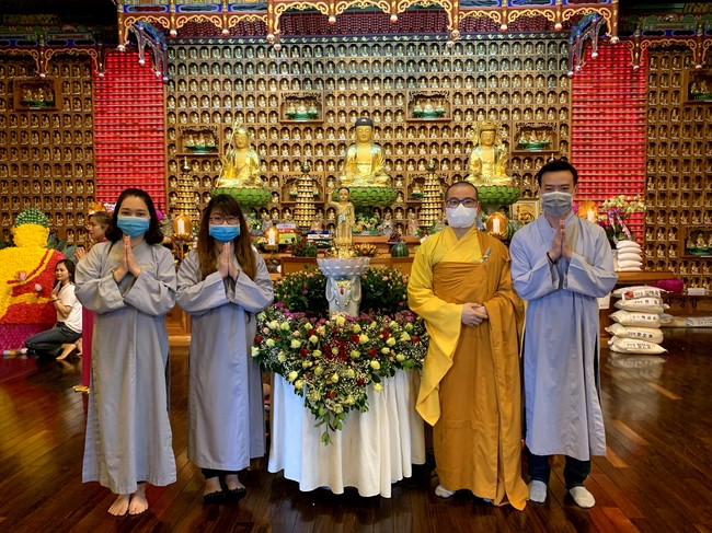 The Vesak Great Ceremony at Hoang Phap Temple in Jeonju City - South Korea